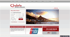 Desktop Screenshot of chakelahotels.com